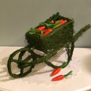 Pier 1 Wheelbarrow & Carrots